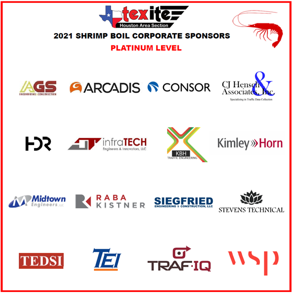 SolutionsAlly's tweet photo. AGS was a proud sponsor of the #TexITE Houston Area Section Annual #ShrimpBoil that took place this past Saturday.
The Greater Houston Section of TexITE of is a professional organization of transportation professionals in Houston, Texas.
#TexITE #Trafficengineering #AGS https://t.co/nwDl8ljIhC