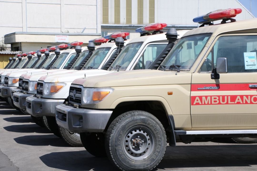 lia_tadesse's tweet photo. My sincere appreciation to the Red Red Crescent Society of UAE for their donation of 50 Ambulances for Ethiopia, equipped for basic emergency services.  
I would like to thank the #UAE Government &amp; @UAEthio for their continued support &amp; cooperation to strengthen our health system https://t.co/eLH4O25j7A