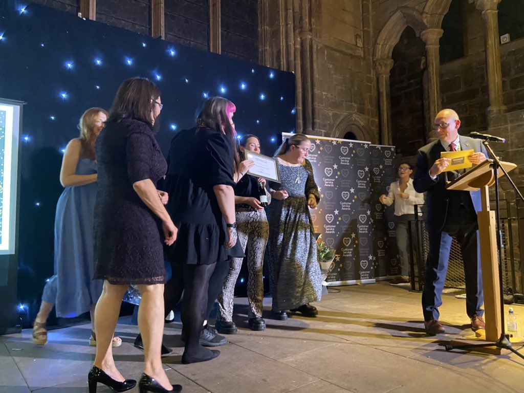 ChesterBID's tweet photo. And the winner of Best Small Retailer is…@LushLtd 
Runners up are @HotelChocolat and @Waterstones #chesterstars https://t.co/xpjAd6XfPY