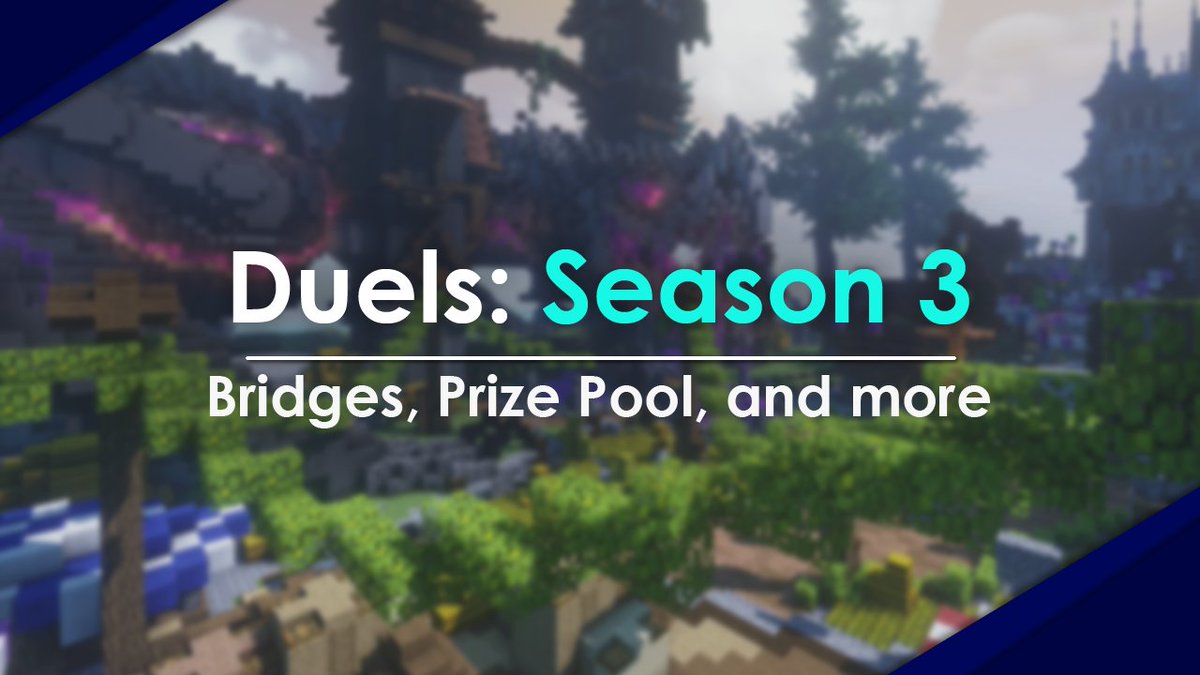 StratusMC's tweet photo. Stratus Duels Season 3 has released featuring:
⚔️New Bridges ladder
💵$50 prize pool
📈Winstreaks and stats
Read more here: https://t.co/D30iN4l2Ay

Join at https://t.co/ds5803Kjn7

🔃 RT for a chance to win one of 3 Lunar/Badlion cosmetics!
($15 or less) https://t.co/L5SCdmzwdk