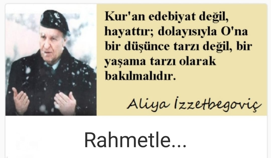 Rahmet ve saygıyla