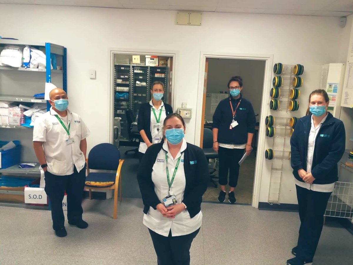 Some of our wonderful Pharmacy Technicians currently working in RVH dispensary. <a href="/BelfastTrust/">Belfast Trust</a> 
I am so grateful for all you do in our very busy department - Working Together is at the core of all we do and we celebrate you all today on #RxTechDay! 💊 <a href="/mccusker_eimear/">Eimear McCusker</a> <a href="/mullan_jd/">JD Mullan</a>