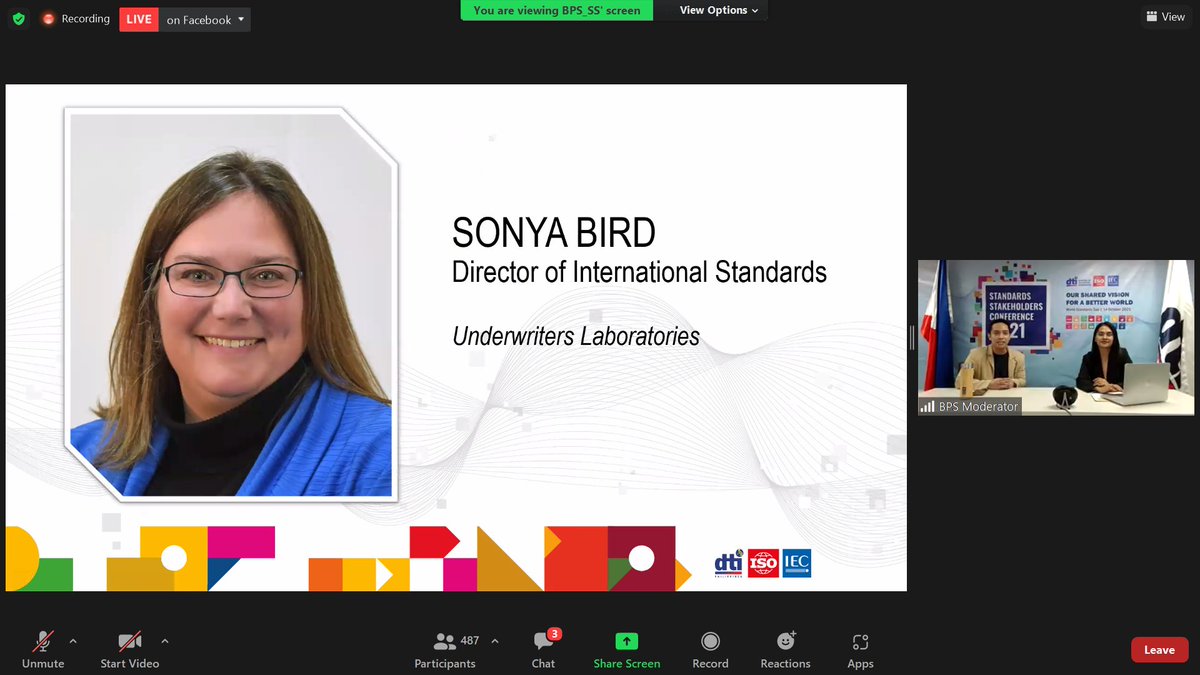 UL_Standards's tweet photo. Last week, our Director of International Standards @SonyaBird14 celebrated #WorldStandardsDay with our colleagues from @DtiPhilippines at the 2021 DTI-BPS #Standards Stakeholders Conference. Watch Sonya’s presentation here: https://t.co/xUb9kg0aUI https://t.co/aOcZ59O45f