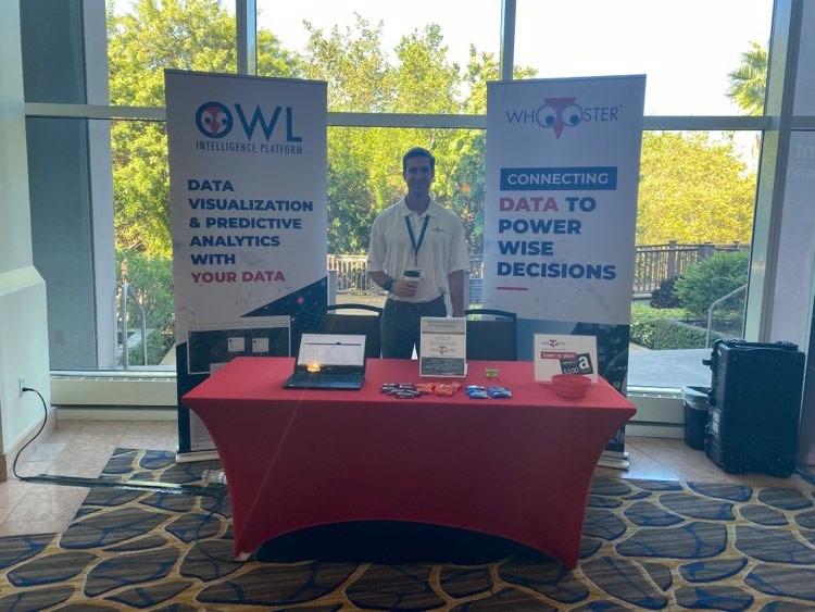 Blue_Light_LLC's tweet photo. Thank you to our Gold Sponsor: @WhoosterLE  Connecting Data To Power Wise Decisions Whooster helps clients find – Who, What and Where and to analyze the relationships between them. https://t.co/HPfWM3lI1a