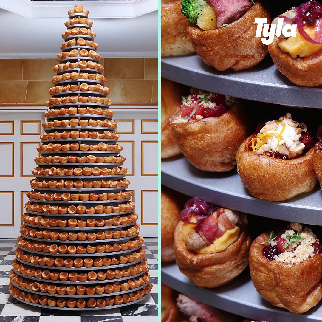OfficialPLT's tweet photo. 25-tier Yorkshire pudding cake 😍 😱 

(tyla.official) https://t.co/WJO4FRtk1g