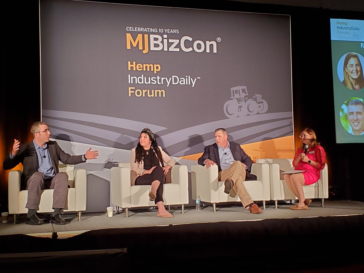 Great debate on #Hemp regulations happening at @HempIndDaily Forum! #mjbizcon