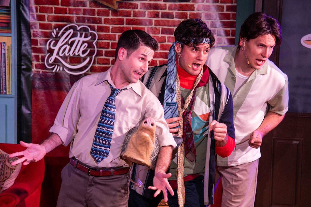 Ross, Joey and Chandler loved hanging out with Hoyt Sherman Place on Saturday! 🤍 Joliet, we’ll be there for you tonight at the Rialto Square Theatre!!  #FriendsTheMusicalParody