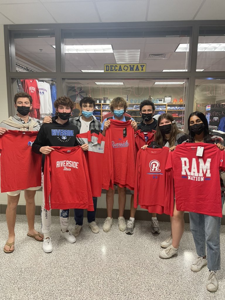 This weeks homecoming game is a RED OUT‼️ Come grab some red swag from the Ram Shack before the game🔥🔥 #deca #decasbe #rvhsdeca