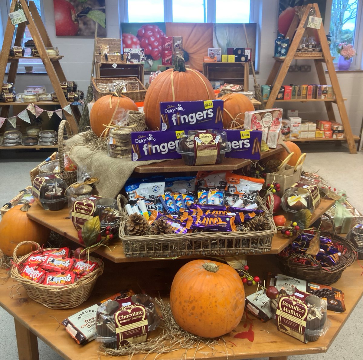 It's #Halloween in the Garden Centre shop.  Visit us for pumpkins and spooky sweet treats galore. The Garden Centre provides work experience for #Retail and #Horticulture students, offering them work skills for the future. <a href="/RE_Derwen/">Retail and Enterprise @ Derwen College</a> <a href="/work_dc/">DC_External Work Experience</a> <a href="/DerwenCollege/">Derwen College - Post-16 specialist college</a> <a href="/DerwenCollegeGC/">DC Garden Centre</a>