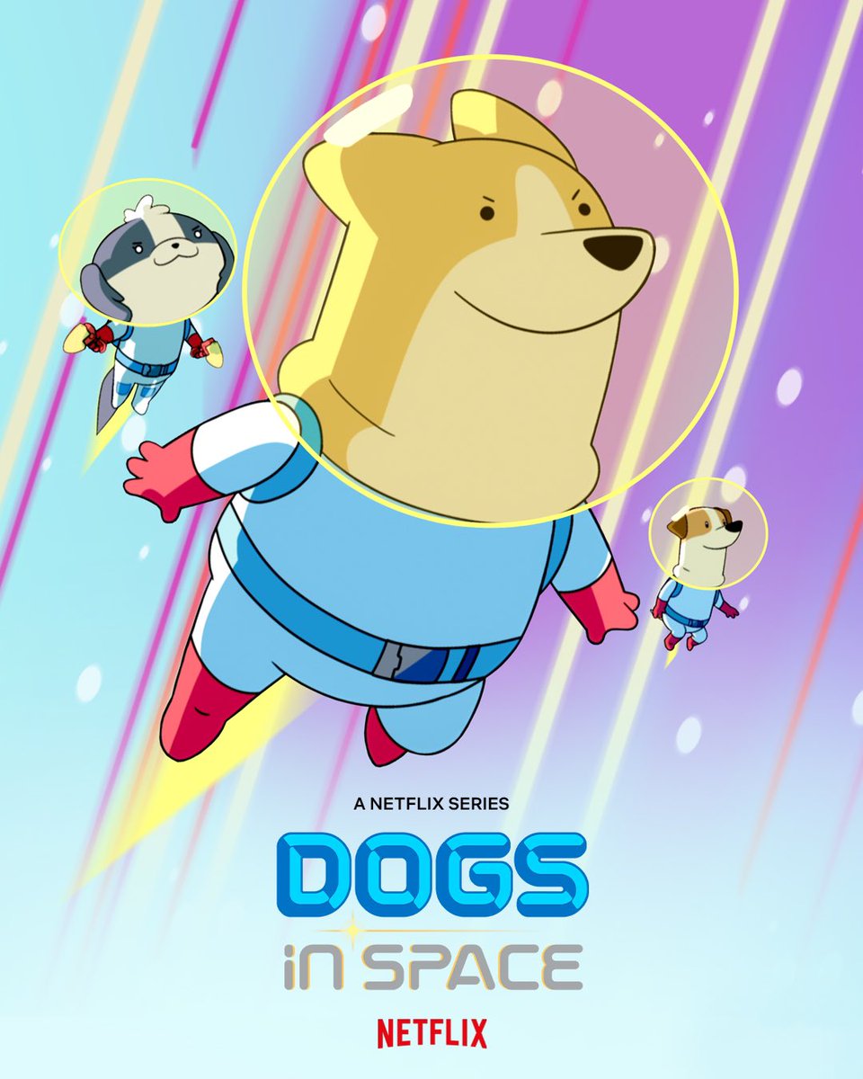 atomiccartoons's tweet photo. Prepare for an action-filled adventure through space with your new favorite canines! 
Dogs in Space season 1 premieres globally on Netflix November 18, 2021. https://t.co/0DOcq3M9SF