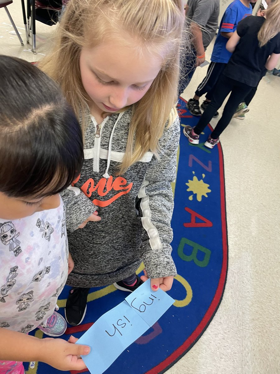 GoodrowKellie's tweet photo. 🎶 Musical suffixes?  Of course!  Making learning fun in 2nd every day! @R_M_Moore_Elem @_DrAbbyMay https://t.co/QpXzl1PKSi