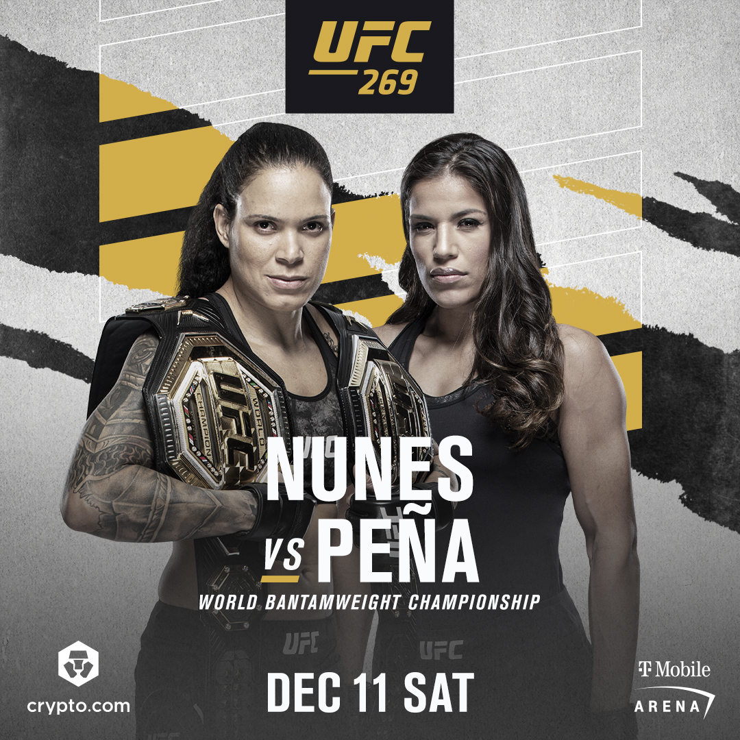 ufc's tweet image. The perfect way to cap off the year 👏

🎟 #UFC269 tickets officially on-sale NOW! 

[ Dec 11 | Tickets ➡️ bit.ly/3vv8N1s ]