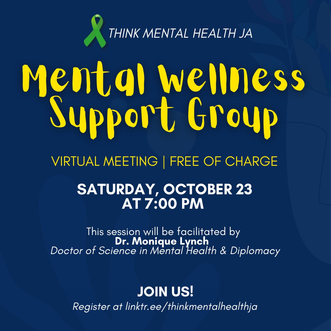 ThinkMH_ja's tweet image. Join us this Saturday, October 23 at 7PM for our mental wellness support group session. 

This week, Dr. Monique Lynch will facilitate our session.

Register here: linktr.ee/thinkmentalhea…

#MentalHealth