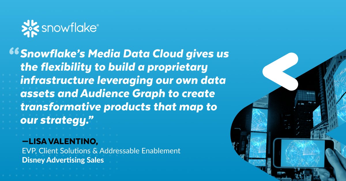📢📺 We’re thrilled to announce the Media #DataCloud to enable marketers, publishers and data and ad tech businesses to unlock their data for identity, insights, activation and measurement okt.to/EAaI3b #awnewyork cc <a href="/disneyadsales/">Disney Advertising</a>