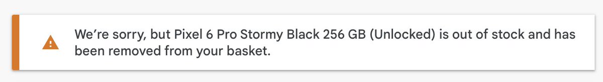 cfaieta's tweet photo. #Pixel6 Really, waiting to place an order for 40 minutes and you remove the phone. This is a bad launch.
 @Google @madebygoogle https://t.co/Z413Vwr9qN