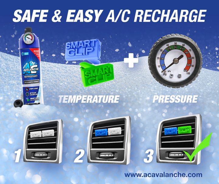 AC Avalanche Smart Clips change color when the fill is complete so you can get the job done right the first time. #acavalanche #carrepair
