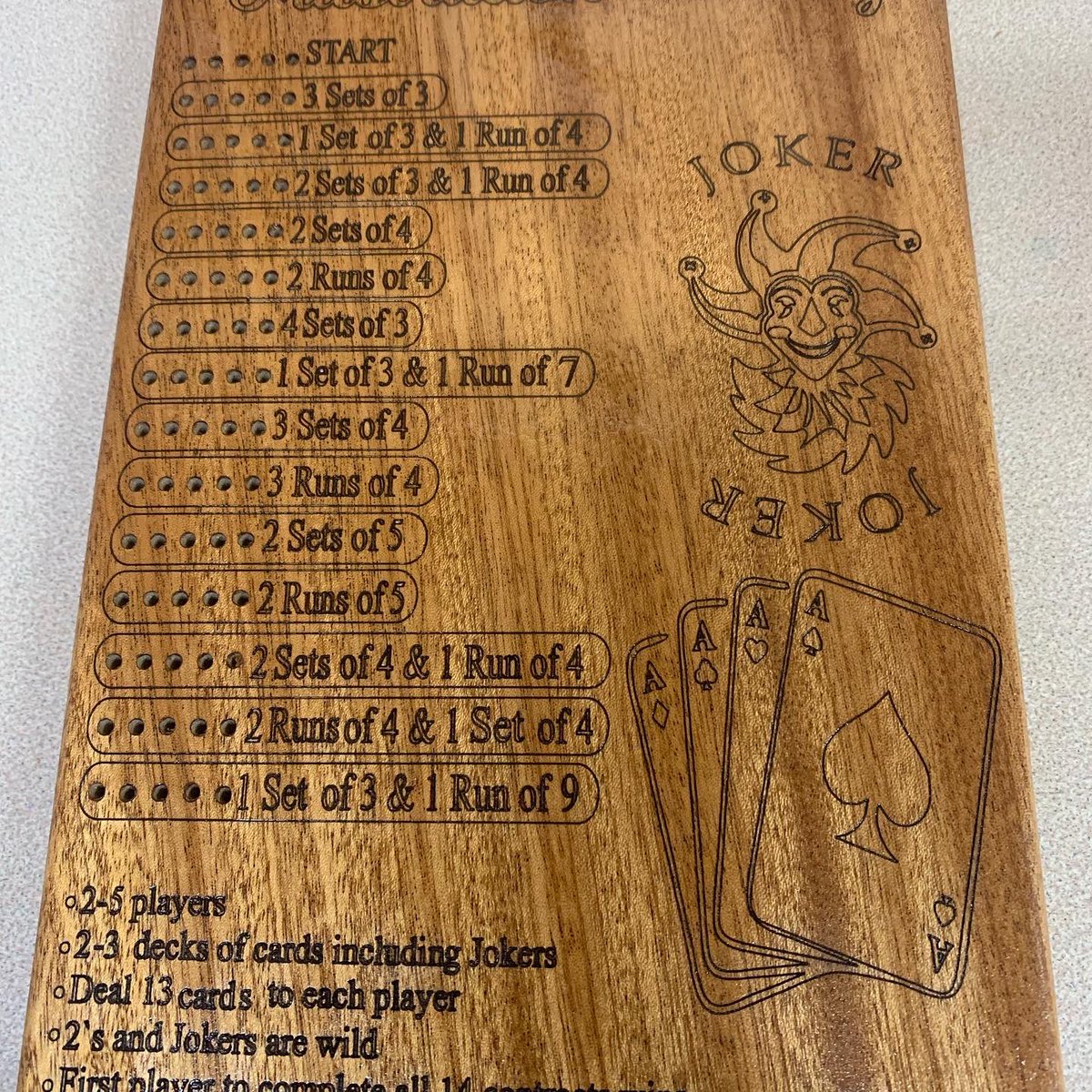 lakesidecustom9's tweet photo. Canadian made Hardwood frustration rummy game boards now available at https://t.co/IdK6iGoslc offering shipping within Canada. More items online as well https://t.co/cQF2No9esW