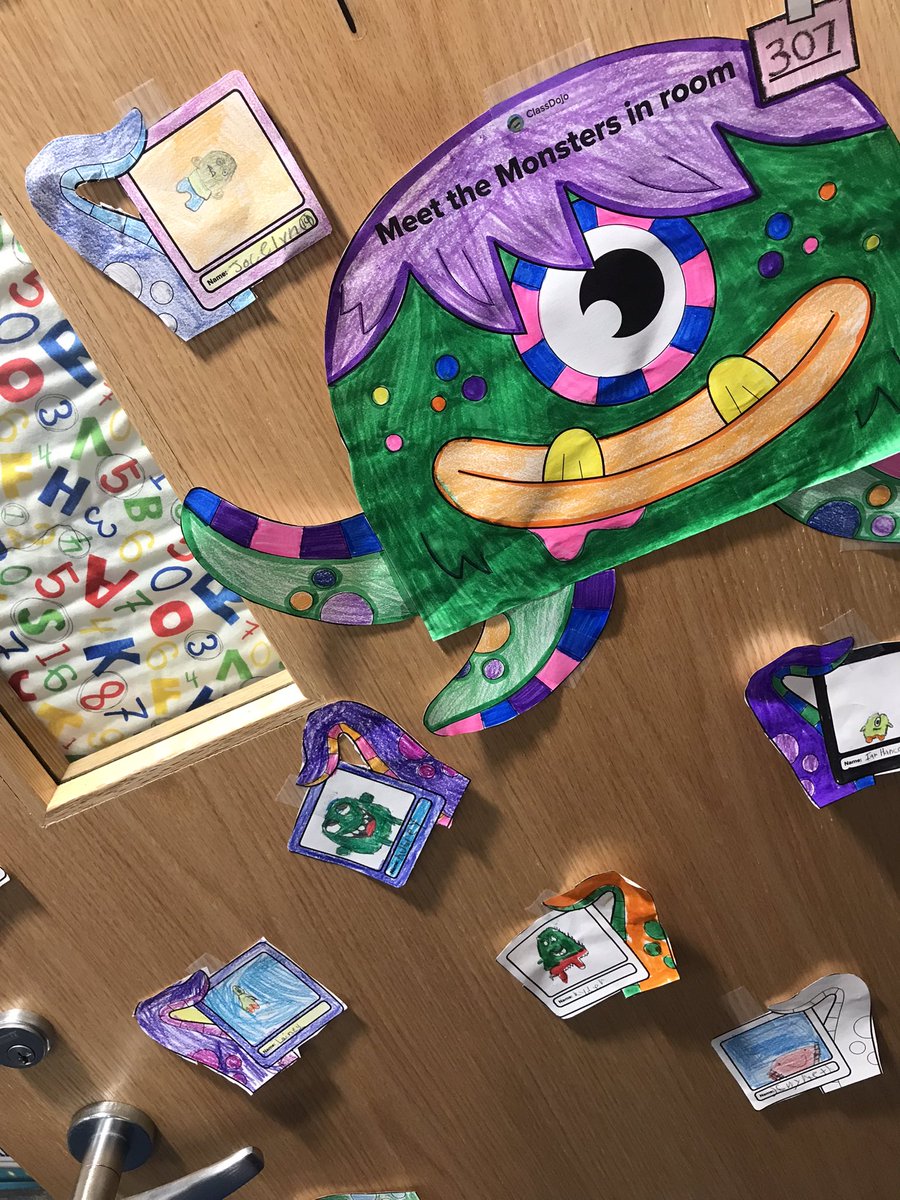 Rettig2nd's tweet photo. Loving these decorations! Thanks @ClassDojo !#ClassDojosMonsterMash https://t.co/BdJu2NiduZ