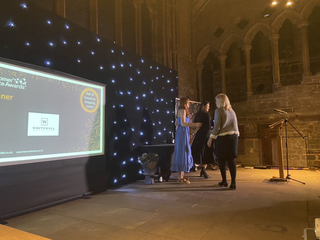 ChesterBID's tweet photo. And the winner for Best of @GSC_Chester is…@wwgalleries! 
Runners up are @KayesJewellers and @JBD_Jewellery #chesterstars https://t.co/81uZaAfgms