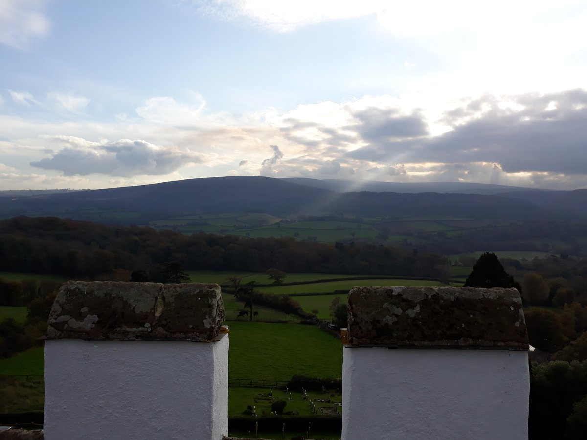 #ExmoorDay The amazing view from Selworthy church tower. Grade I listed and an Exmoor landmark! #Exmoor <a href="/ExmoorNP/">Exmoor National Park</a>