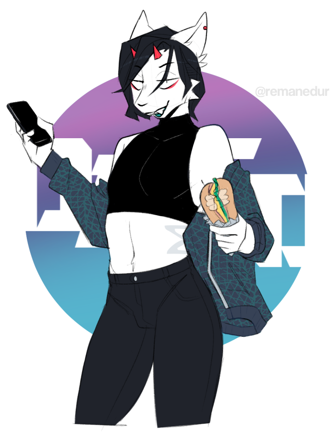 「since i cba to find the original post, h」|re🐠mane🐠durのイラスト
