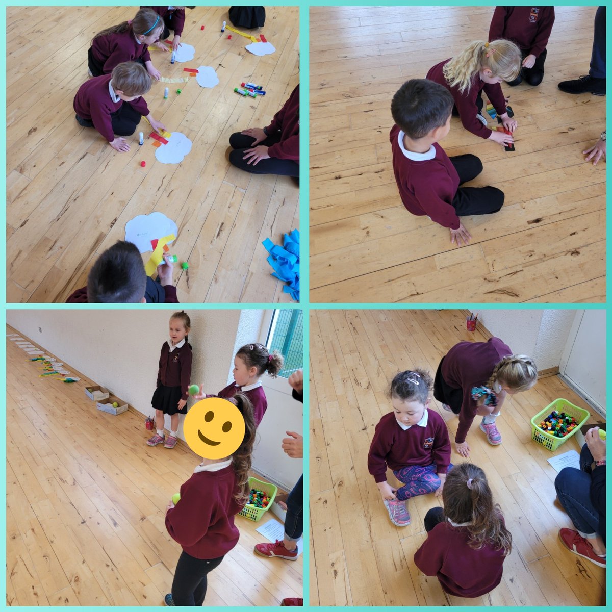 MsJoycesClass's tweet photo. We loved playing lots of Maths games in the hall today for #MathsWeek2021 @kinvarans
#UseMaths @Maths_Eyes
Thanks @MsKellyClass and @AineMcGrath2 for organising ๐ https://t.co/b3gZau9hTb