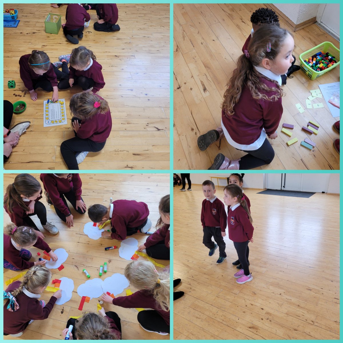 MsJoycesClass's tweet photo. We loved playing lots of Maths games in the hall today for #MathsWeek2021 @kinvarans
#UseMaths @Maths_Eyes
Thanks @MsKellyClass and @AineMcGrath2 for organising ๐ https://t.co/b3gZau9hTb