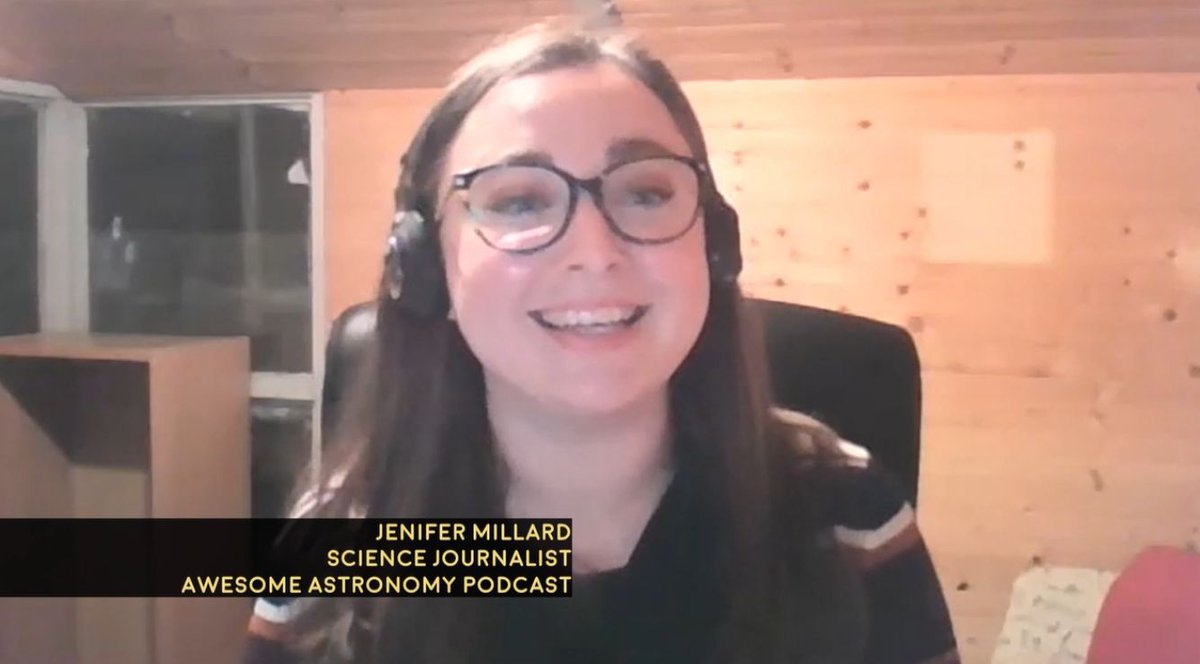 CompanionCosmic's tweet photo. Awesome new episode!
Jenifer Millard (@DrJeniMillard) from the Awesome Astronomy Podcast (@AwesomeAstroPod) on becoming a science journalist, #starparties and the awe of #science.
Enjoy!
vid: https://t.co/6fcSNLniP8
pod: https://t.co/wEYJ7RsGfy https://t.co/mDYzJ9UDMb