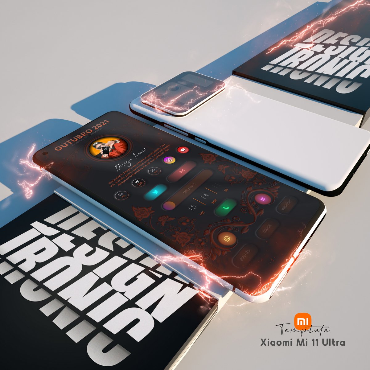 design_ironic's tweet photo. Yes my friends, another model to Play!
#Xiaomi #XiaomiMi11Ultra #DesignerPRO RT tks!
#klwp #Hisoot2i
https://t.co/fhanO20xDW https://t.co/ptjOaLjm9P