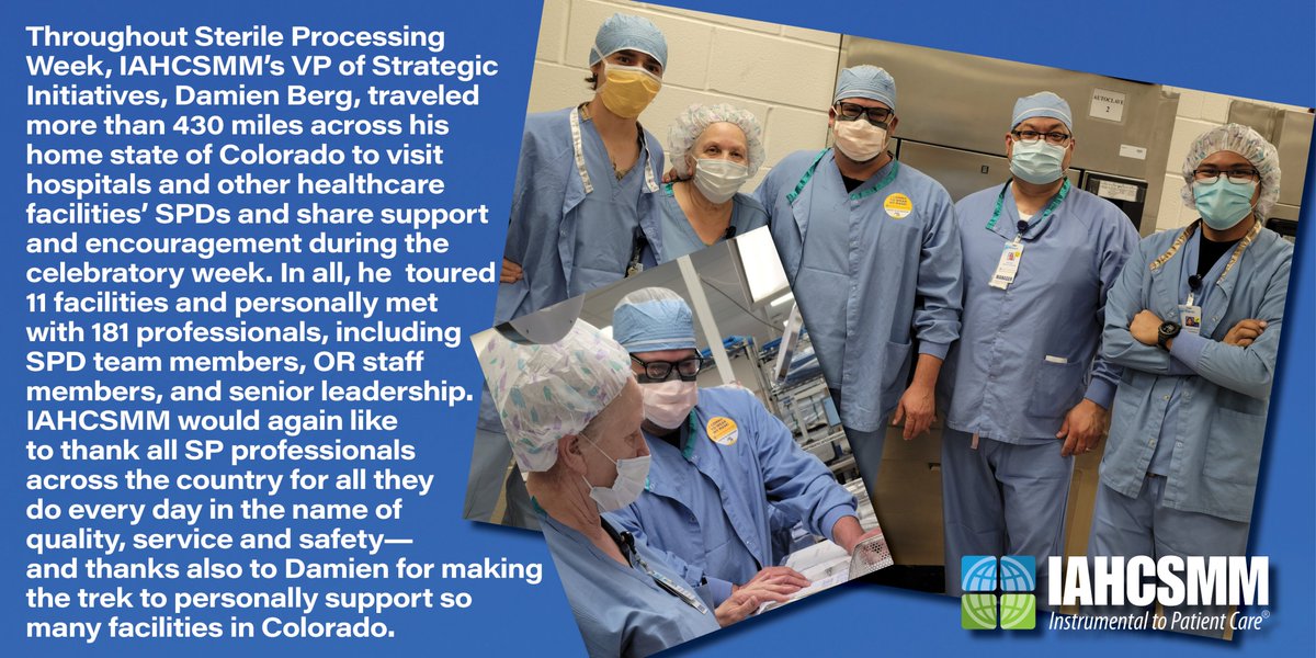 myHSPA's tweet photo. #spweek2021 #iahcsmm #HSPA #iamsterileprocessing #SPD #sterileprocessingprofessionals https://t.co/KlShZuSKLD