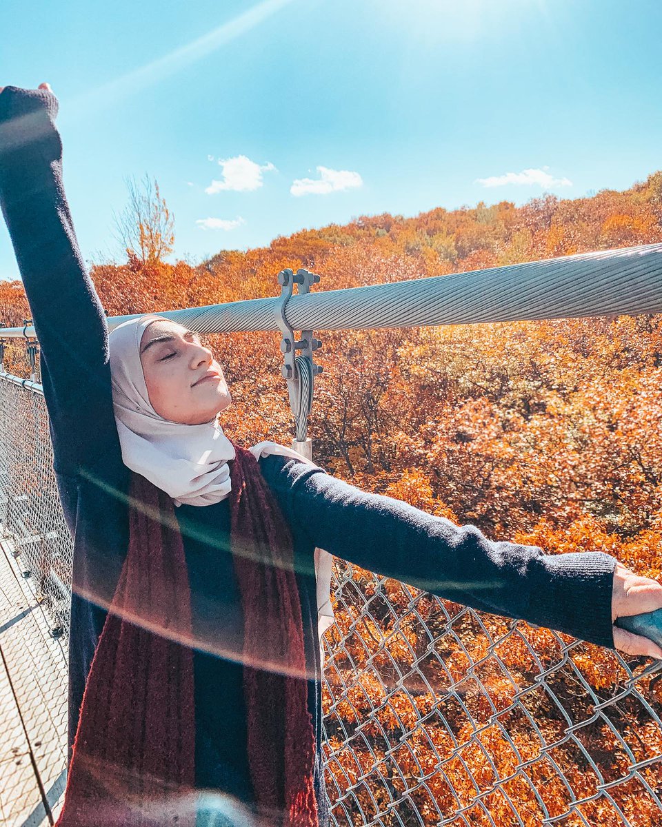 The fall colours are out and that means it's time to enjoy the views at <a href="/ScenicCaves/">Scenic Caves</a>🍁 Their 400+ foot long suspension bridge offers amazing views of Georgian Bay and beyond. Visit our website to learn more: bit.ly/389ITpb
📸 <a href="/sandtostars/">Aman | Visual Storyteller</a>