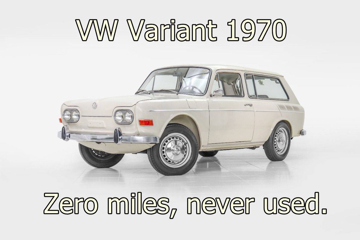 BRClassicCars's tweet photo. Zero miles, never used. For sale. Contact us for more details.
#aircooled #aircooledvw #vwclassic #classicvw #classiccarsforsale #vwvariant https://t.co/jPfaKDVBgO