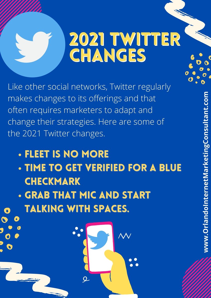 LindaBayko's tweet image. Like every year, Twitter has made some changes to its platform in 2021 as it seeks to spur growth. Here’s what you need to do to adapt to these new changes. #twitterchanges #twittermarketing #socialmediamarketing #socialmedia ow.ly/QxXg50GraeS