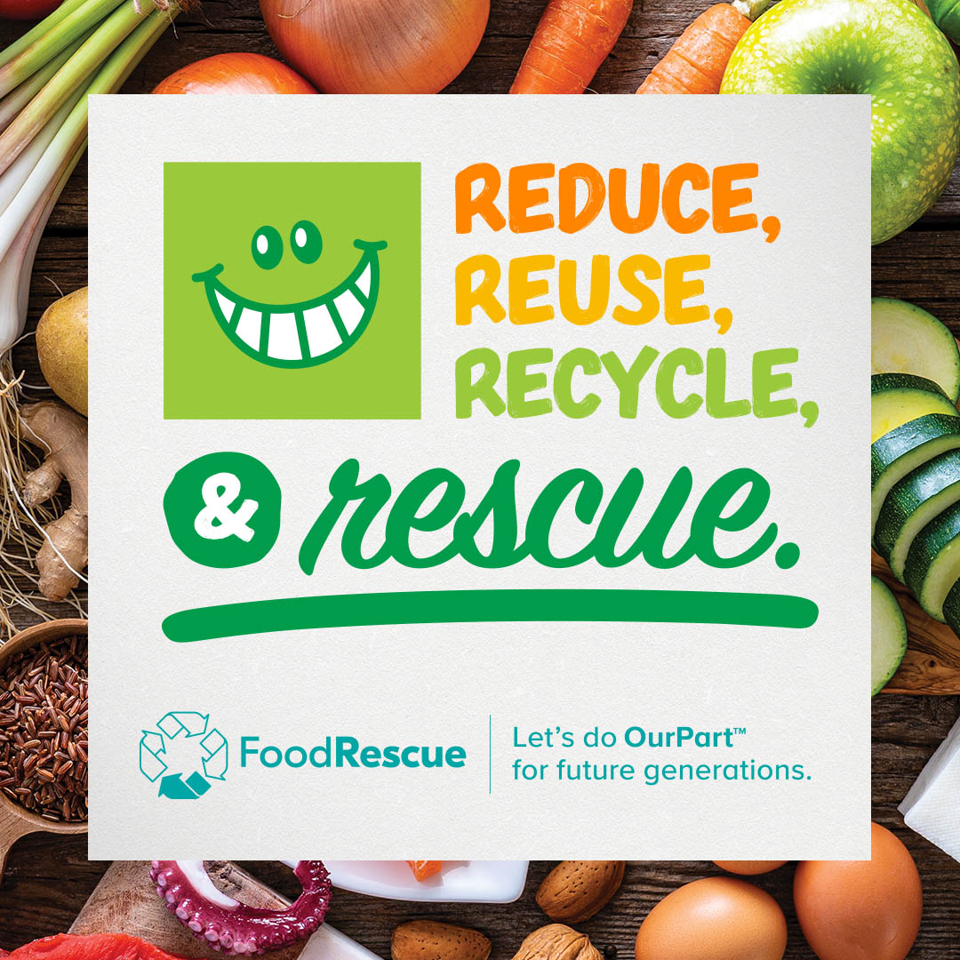 We’re introducing a 4th “R” to inspire Canadians to become food rescuers at home. You can join us and rescue food by finding new ways to use up what you have so less goes to waste. #FoodRescue #OurPart #WasteReductionWeek