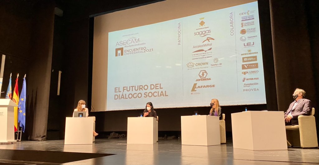 SergioMuniesa's tweet photo. En el Encuentro Empresarial 2021, bajo el acertado lema #laadaptaciónalcambio. ¡Enhorabuena a Cristina Plumed y todo el equipo por una fantástica jornada y una organización brillante!! #ASECAM #NOPARA https://t.co/1ofmgv5Gm6