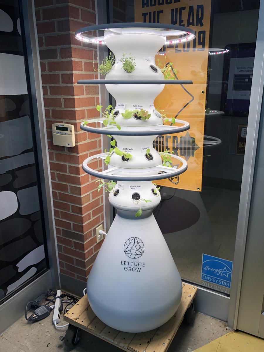 ALANDRYBCPS's tweet photo. @nicholsesky The PTA purchased grow lights for the hydroponic plant stand with funds from the garden grant. The lights arrived today! This will provide a hands-on learning experience all year! The students will be able to grow their own herbs and lettuce to taste. https://t.co/BJCgiEOk1Y
