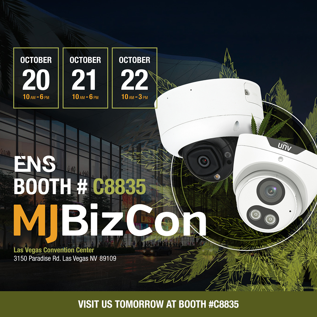 enssecurity's tweet photo. ENS Security is going to MJBizCon this year! Come visit us at Booth #C8835 to see the latest in security & surveillance for the cannabis industry!
👉 https://t.co/2FNKXbJPSM
#solution #ENS #cctv #security #enssecurity #cctvsystem #mjbizcon #securitycamera #partnership #tradeshow https://t.co/gyke0cdwdt