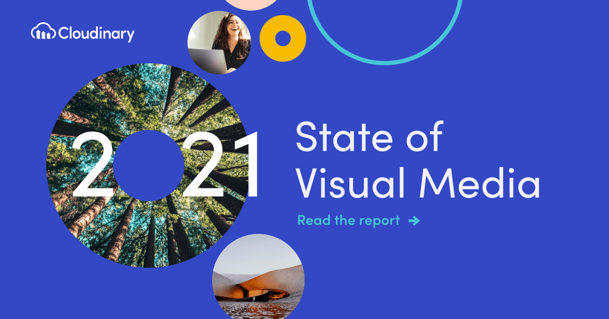 cloudinary's tweet photo. We're unpacking 3 visual media trends from the State of Visual Media report at #ImageCon21:

1. Lighter codecs
2. The explosion of video
3. The growing importance of microbrowsers 

https://t.co/aOxEfjk2zZ https://t.co/UYUE1BAkkx