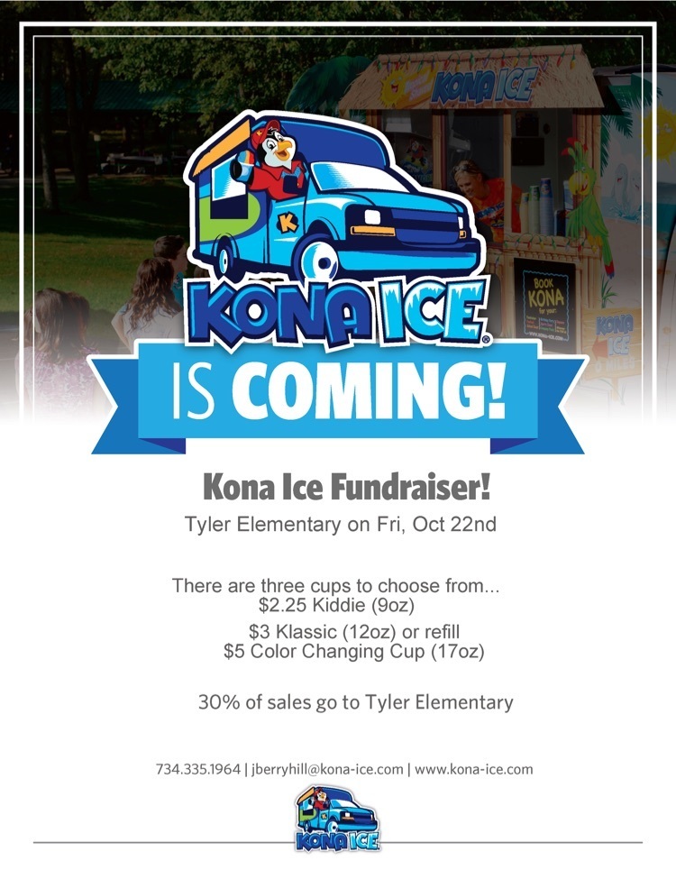 TylerLeaders's tweet photo. Kona Ice Day is Friday, October 22nd! https://t.co/5kHe6deaqB