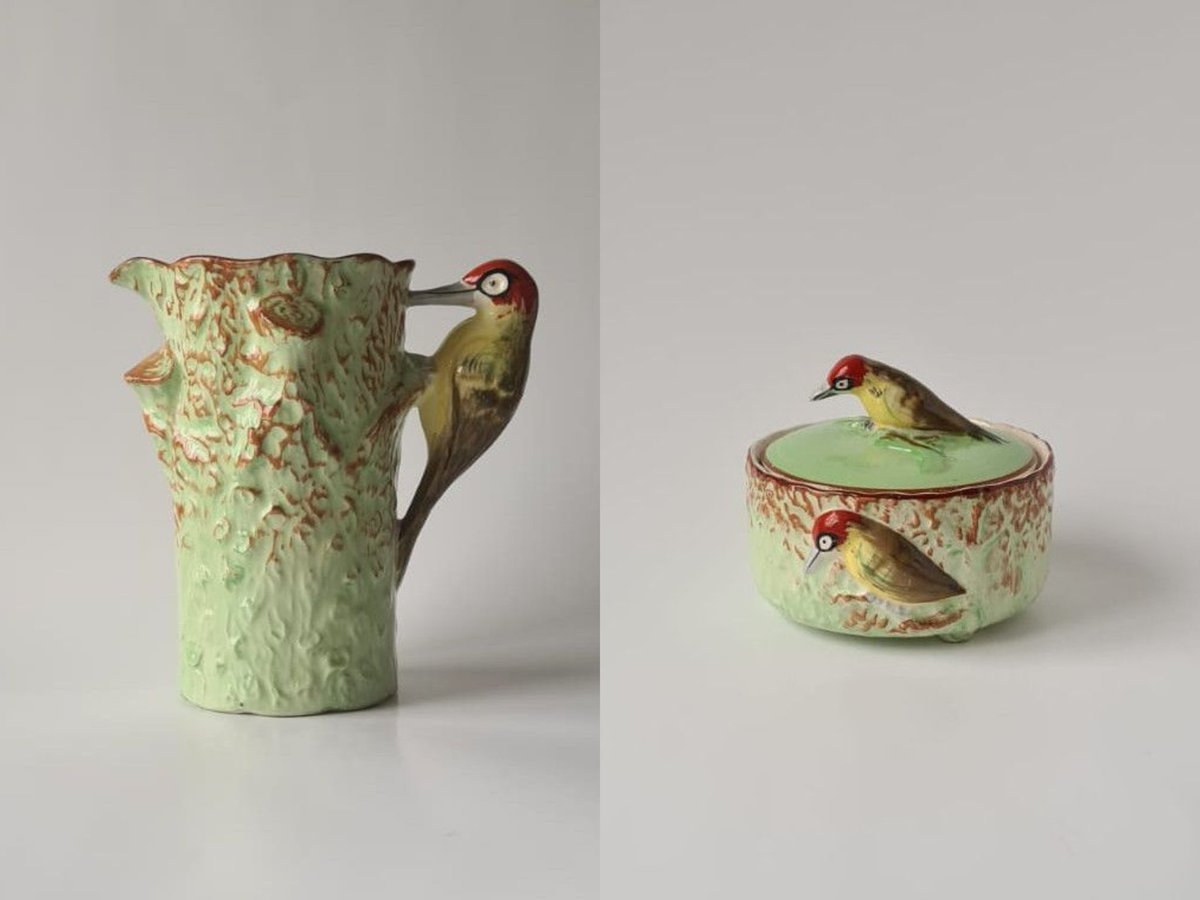 CollectCurios's tweet photo. Two beautiful pieces from the Weatherby Hanley Royal Falcon Ware Collection!
https://t.co/Sa7PNgLXPW
#WeatherbyHanleyRoyalFalconWareLiddedDish #WeatherbyHanleyRoyalFalconWareBirdHandledJug #WeatherbyHanley #RoyalFalconWare #FalconWare #BirdHandle #Jug #LiddedDish #Falcon #Bird https://t.co/Qyxn2obPyv