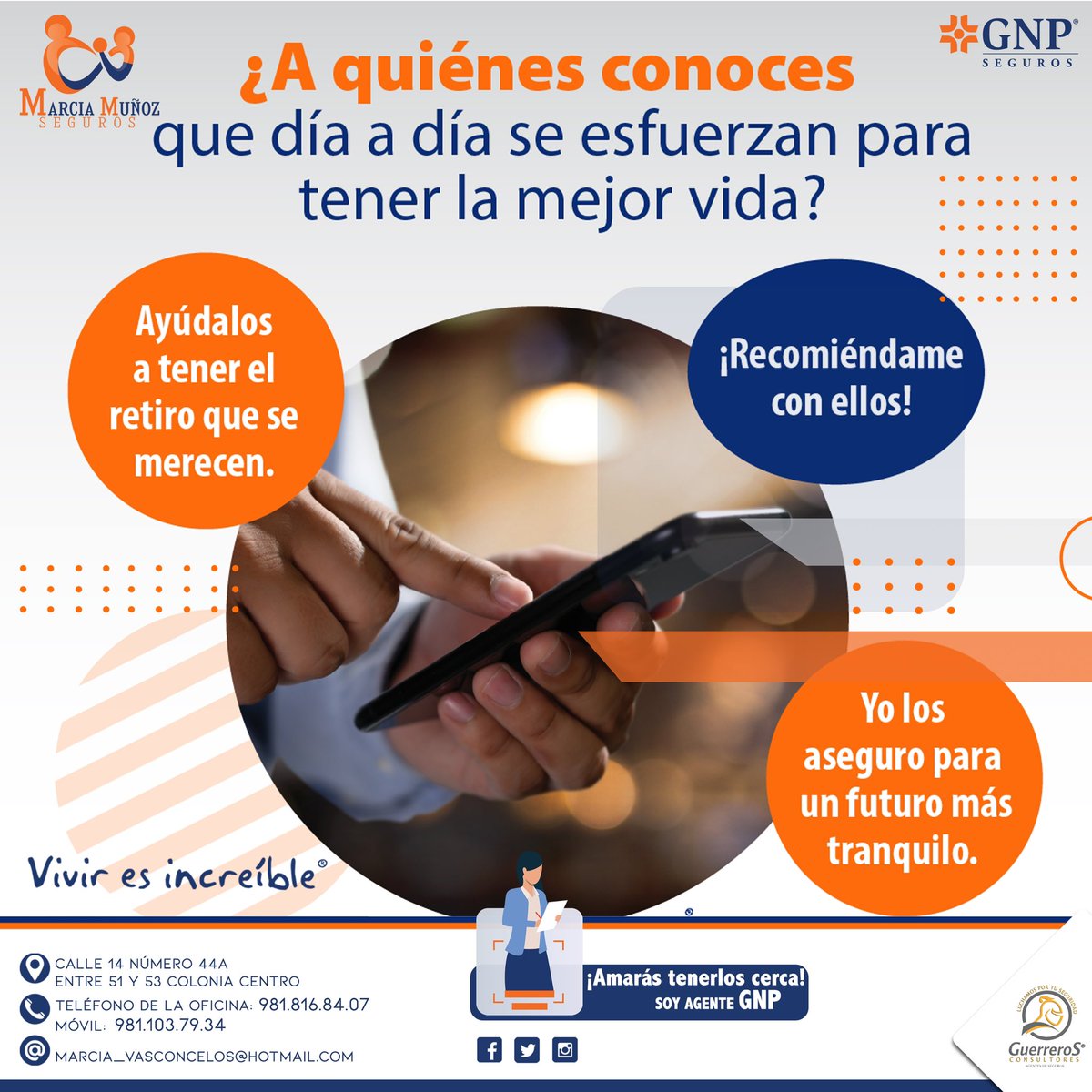 Marcia_Seguros's tweet photo. 🔒♐️PROTEGE LO QUE MÁS QUIERES♐️🔒
Ante cualquier imprevisto, asegura el futuro del mejor proyecto de tu vida: TÚ FAMILIA 💙💝💚

Marcia Muñoz Seguros
#TeAsesoro https://t.co/SGyX59pok6