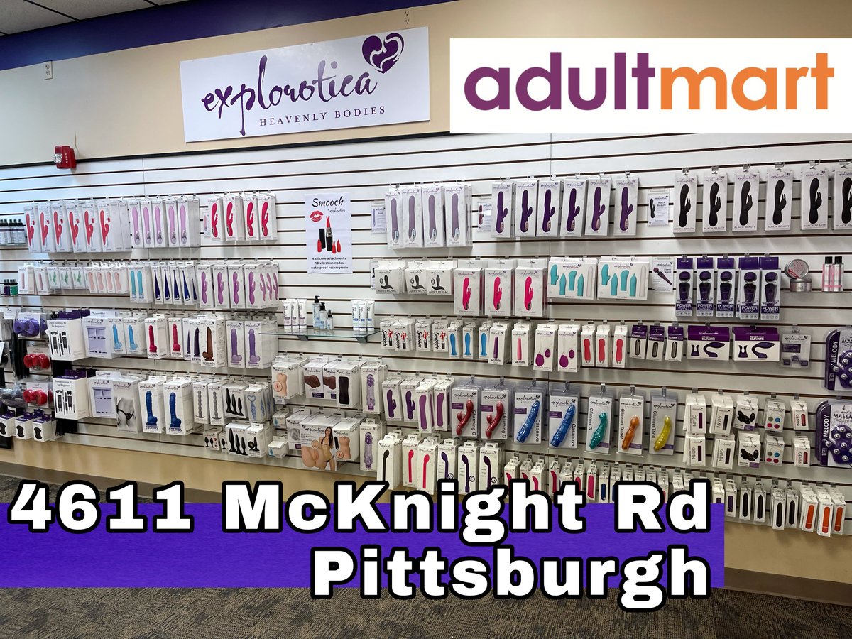 adultmartstores's tweet photo. We have officially REOPENED at 4611 McKnight Road in Pittsburgh! We are open daily 11:00am to 9:00pm
Sundays 11:00am to 7:00pm
See you soon! #adultmart https://t.co/oRnRmJRW6w