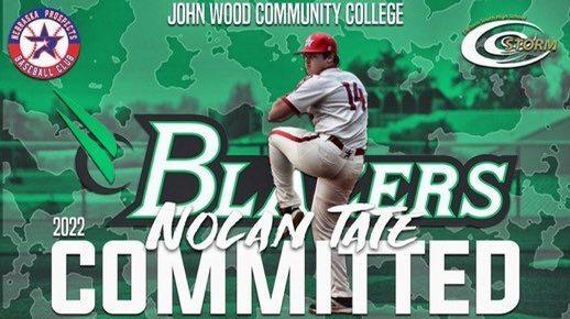 I’m excited to announce my commitment to John Wood Community College to further my baseball career and education. I would like to thank my family, coaches, and friends for their help along the way. Go Blazers! #TheWood <a href="/ESHS_Baseball/">Elkhorn South HS Storm Baseball</a> <a href="/JohnWood_bases/">John Wood Baseball</a> <a href="/Prospects_NE/">Nebraska Prospects Baseball Club</a> @PBR_Nebraska