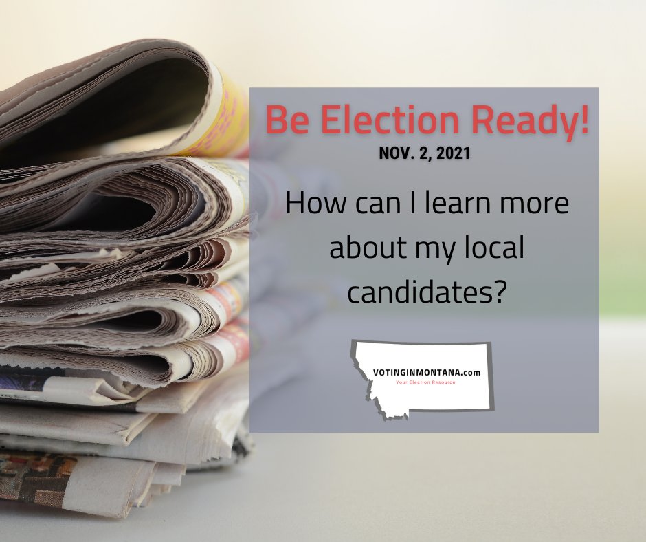 VotingInMontana's tweet photo. Local election offices do not have candidate information pamphlets. 

They recommend checking your local news or doing an internet search to find information about candidates. 
📰📺📻💻

#VotingInMontana https://t.co/sckpaoclPh