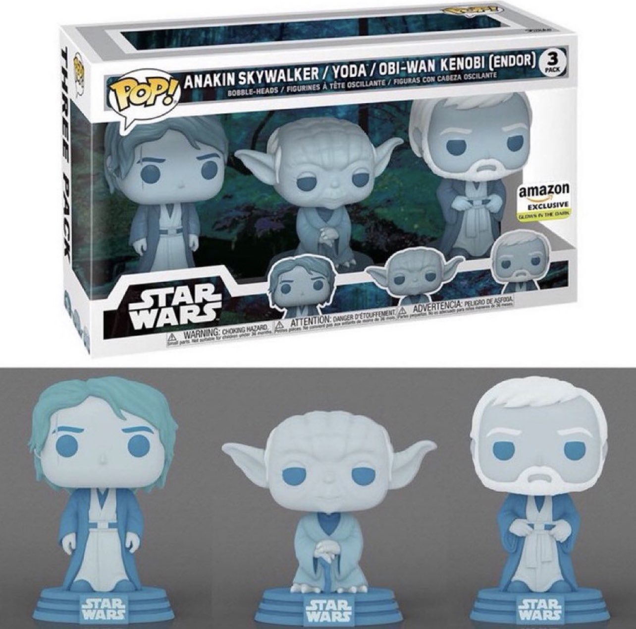 Funko Pop! Star Wars: Across The Galaxy - Force Ghost 3 Pack