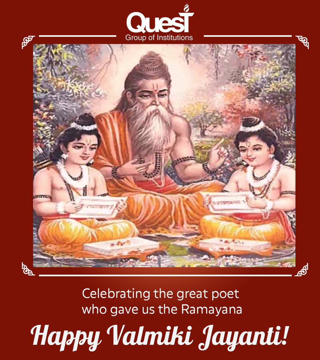 My humble tributes to the Adi Kavi Maharishi #Valmiki on his Jayanti today. He composed the great epic Ramayana and enlightened us about the divine life journey of #LordRama. The poet-saint's philosophical teachings are eternally relevant. #valmikijayanti 2021 <a href="/sriramulubjp/">B Sriramulu</a>