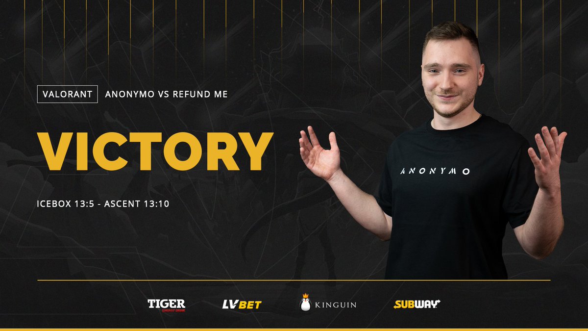 Zwycięstwo w naszym pierwszym meczu BeContender #1 od <a href="/BeChampionsVAL/">BeChampions</a>. Pokonujemy drużynę Refund ME wynikiem 2:0 i przechodzimy do dalszej fazy walki o LANa! 🔥

W międzyczasie zapraszamy gorąco na transmisję ze zmagań dywizji CS:GO podczas #ESLMP21 --> Twitch.TV/esl_csgo_pl