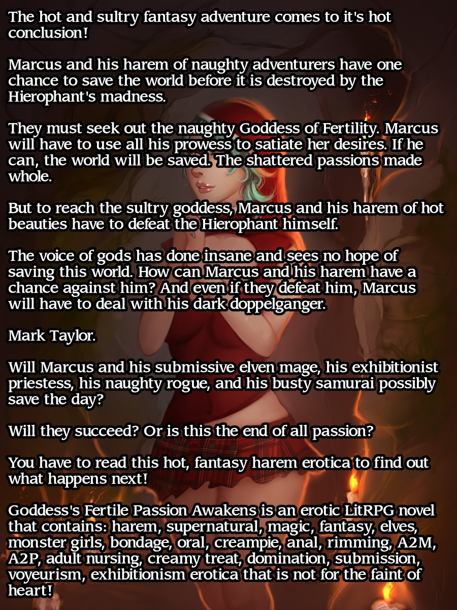 NLPublications's tweet photo. Goddess's Fertile Passion Awakened (Ultimate Harem Fantasy 7) #fantasy #SSRTG #LPRTG
https://t.co/UoaaUbpPrZ https://t.co/GAs1Mvaxo0