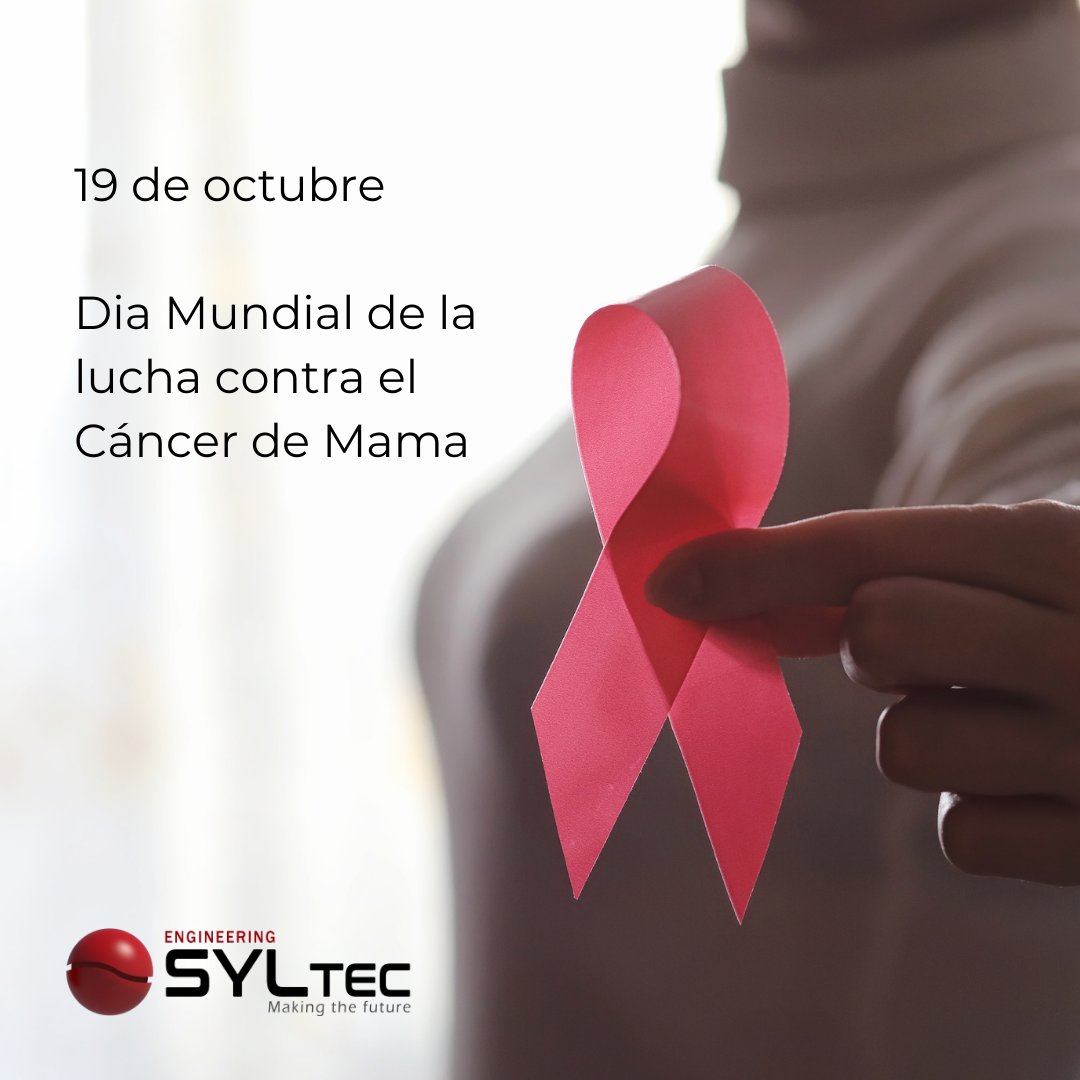 Desde #SYLTEC nos sumamos al Día Mundial Contra el Cáncer de Mama y mostramos nuestro apoyo y mejores deseos a todas las mujeres que lucharon, que luchan y que lucharán contra esta enfermedad  ¡mucho ánimo! 

#cancerdemama #octubrerosa #DiaMundialdelCancerdeMama