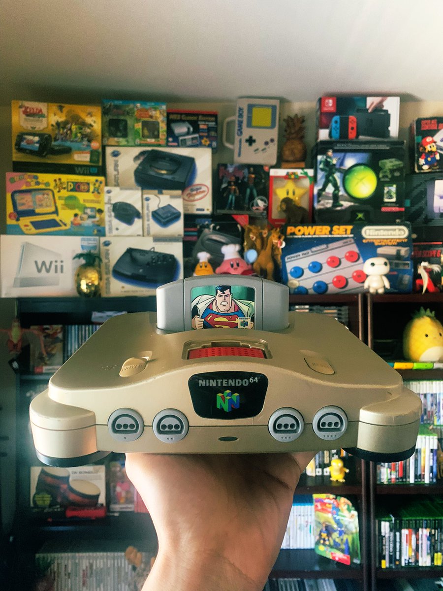 On today’s episode of Trash Tuesday! It gets personal as I revisit a game from my childhood that both disappointed me and left me in confusion. Swing by as I fly through rings while flipping off Lex Luther. Stream begins at 3pm PST, I’ll see y’all there! #Superma64 #N64 #Retro